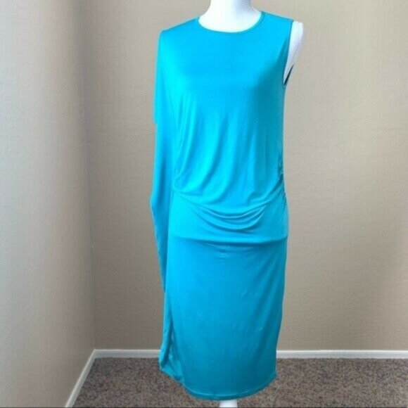 ASOS Maternity Jade Drape Midi Dress - Picture 4 of 6